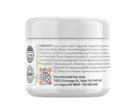 Voov Premium CBD Broad Spectrum Body Butter - 300mg Back