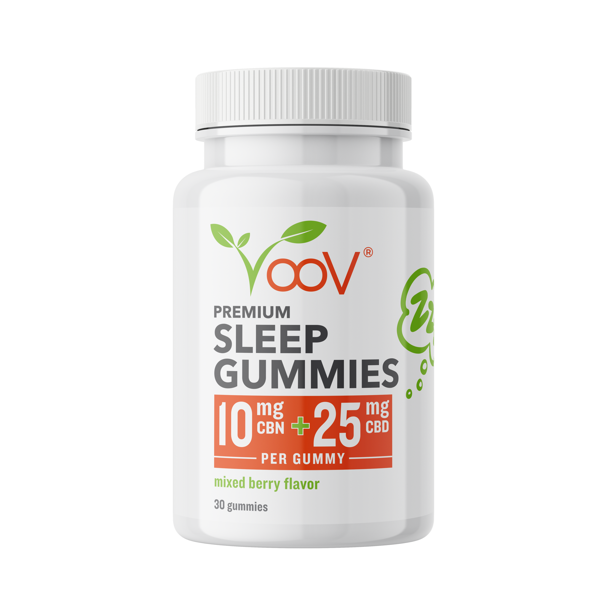 Voov CBD:CBN Sleep Gummies — Mixed Berry 300 mg - 30 Count